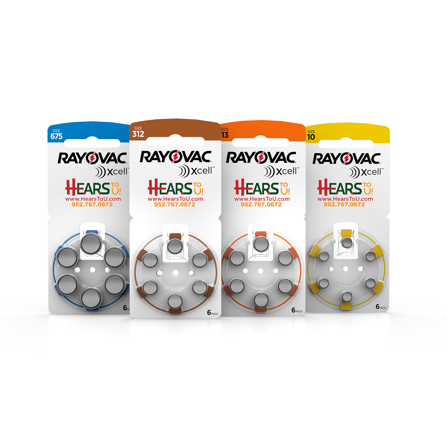 Zinc Air Hearing aid batteries