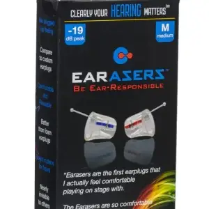 Earasers earplugs hearing protection for concerts and muscians