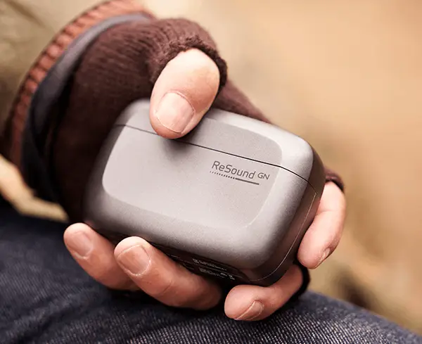 resound omnia behind-the-ear (bte) rechargeable hearing aid