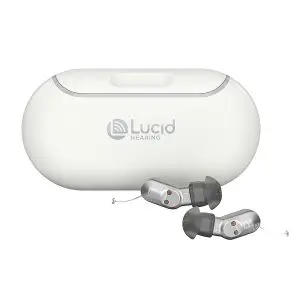 fio™ OTC Hearing Aid with Rechargeable Case