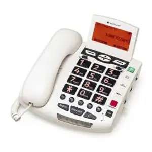 Amplified easy phone for people with hearing loss