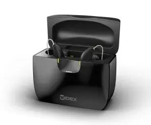 Widex Charge N Clean for rechargeable Widex Moment RIC hearing aids