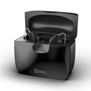 Widex Charge N Clean for rechargeable Widex Moment RIC hearing aids