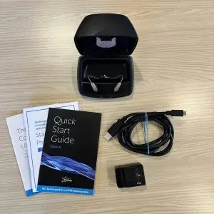 used starkey evolv 2400 with charger, cord, plug, and original manuals