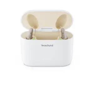 yeasound ric 800 otc hearing aids in charging case
