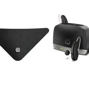 widex tv streamer + allure standard charger bundle