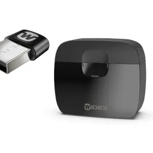 widex soundconnect dongle + charge n clean charger bundle