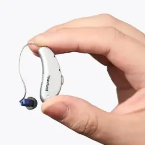 yeasound RIC800 otc hearing aid held in hand